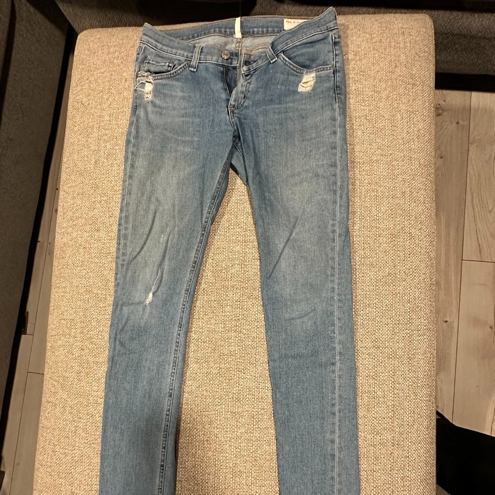 Rag & Bone Slightly Distressed Jeans